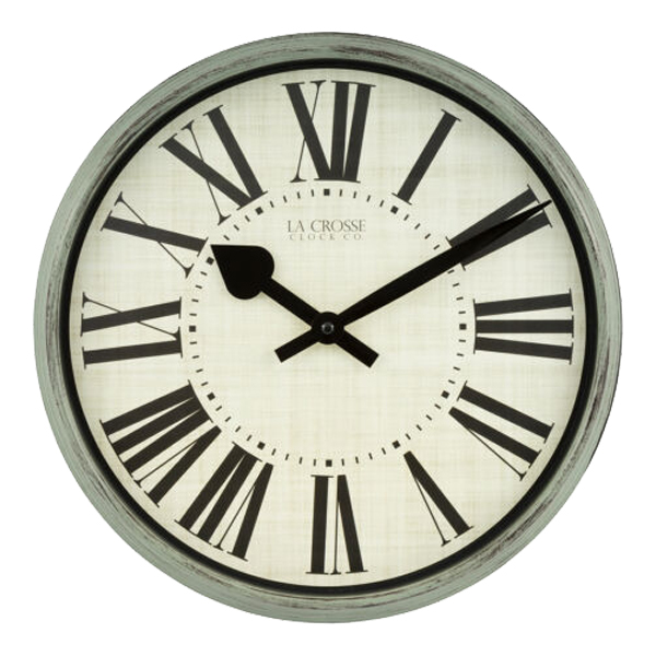 ****La Crosse Wall Clock 14-In. Green