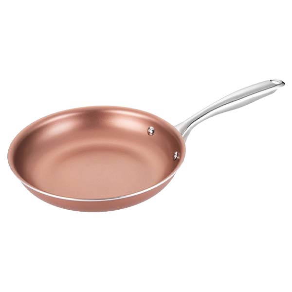 ****Hamilton Beach Non-Stick Frying Pan 9.5in Aluminum Rose Gold