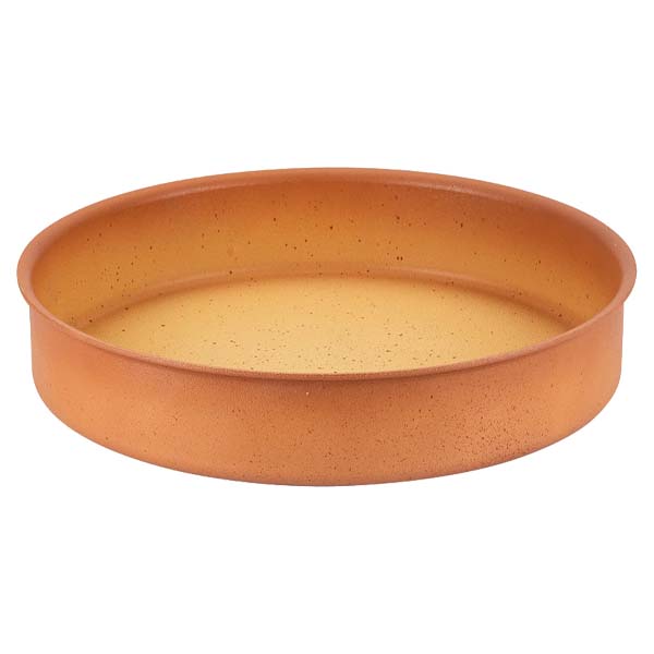 ****Hamilton Beach Cake Pan 12.5in Round Terracotta Non-stick