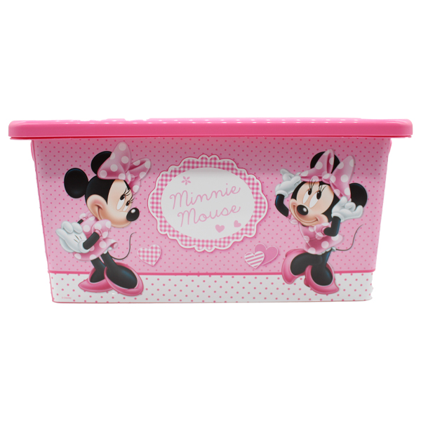 ****Disney Kids Storage Container 13L Minnie Dots &amp; Bows