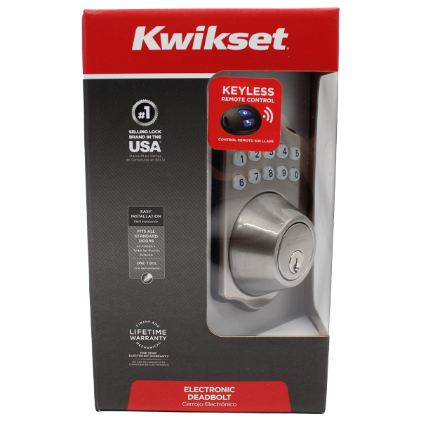 Kwikset Electronic Deadbolt Keyless Remote Control