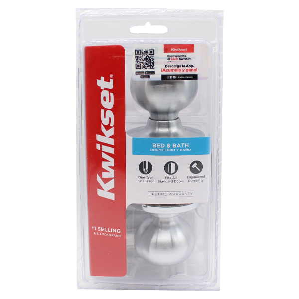 ****Kwikset Knob Bed and Bath Lockset