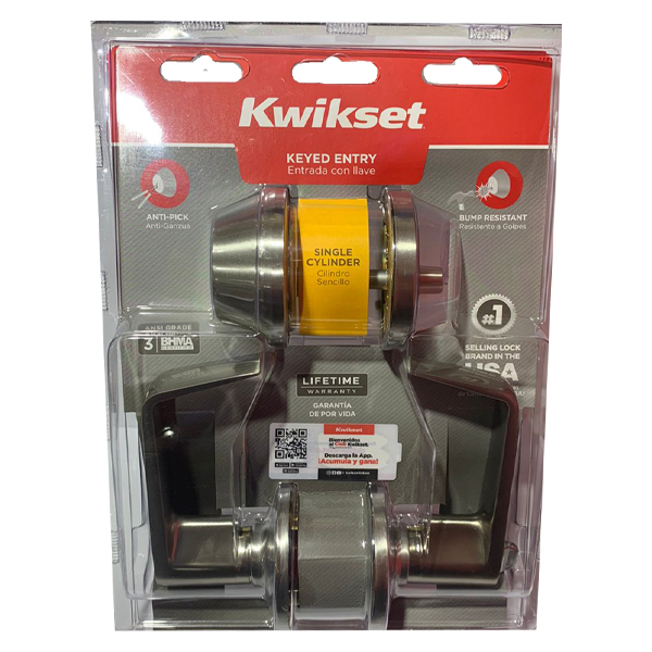 ****Kwikset Keyed Entry Lever and Single Cylinder Deadbolt