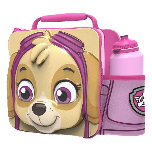 ****Disney 3D Insulated Lunch Bag &amp; Sports Bottle 530ml - Paw Patrol Skye