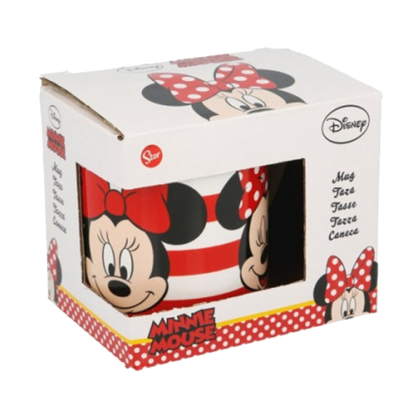 ****Disney Minnie Stripes Ceramic Mug 8oz