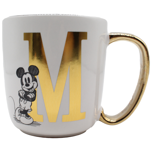 ****Disney Mickey Ceramic Alphabet Mug 13oz - M