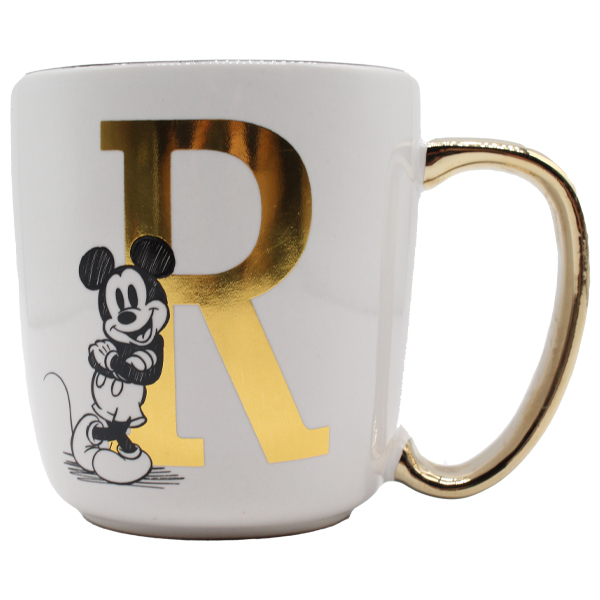 ****Disney Mickey Ceramic Alphabet Mug 13oz - R