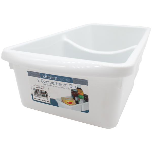 Kitchen Details 2-Compartment Bin