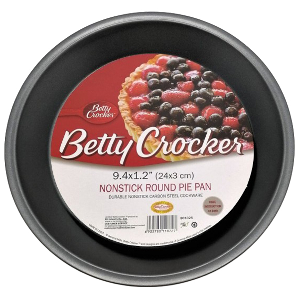 ****Betty Crocker Nonstick Round Pie Pan 9.4*1.2In.