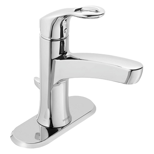 Kleo Chrome One-Handle Low Arc Bathroom Faucet