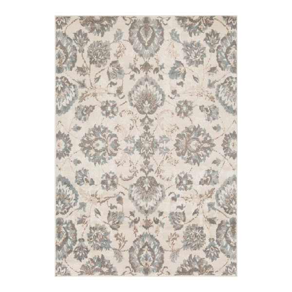 L'Baiet Rugs Grey Floral 4'x6'