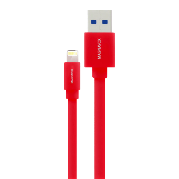 ****Magnavox MFI Flat Cable, Red