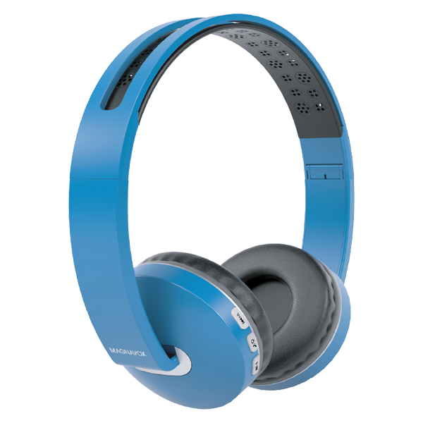 ****Maganvox Wireless Stereo Headphones, Blue