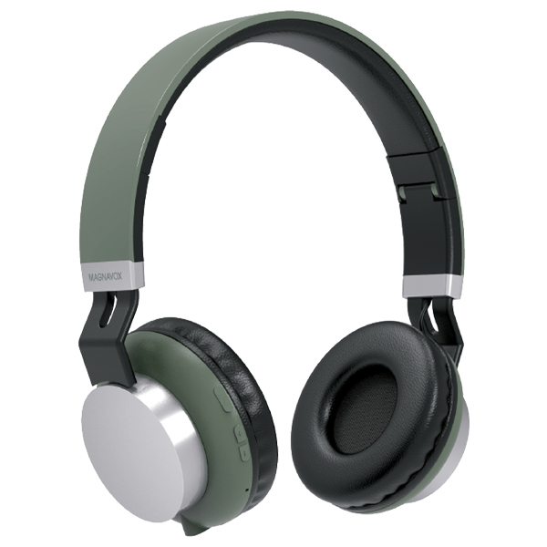 ****Maganvox Wireless Stereo Headphones, Green