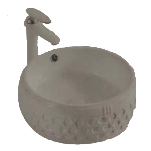 Royal Homes Vessel Bathroom Sink 16.1X16.1X6.2In.