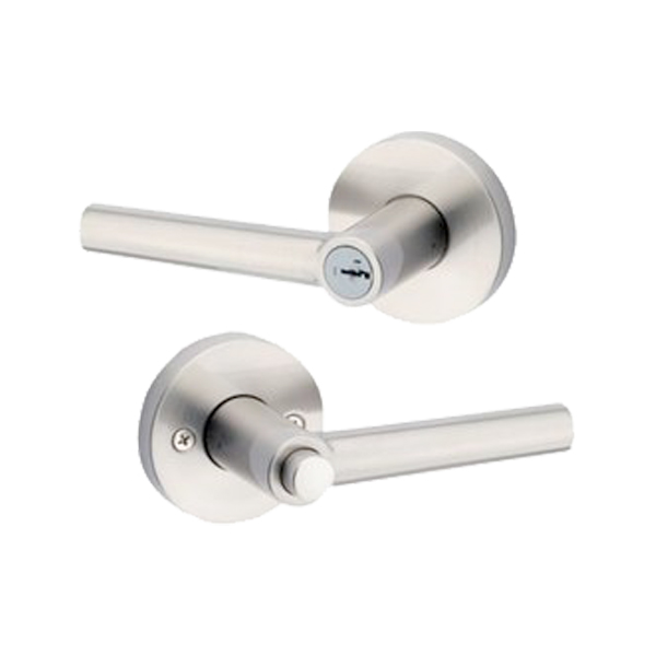 ****Kwikset Keyed-Entry Lever Milan Lever Satin Nickel