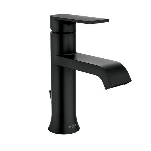 Moen Genta One-Handle Bathroom Faucet, Matte Black