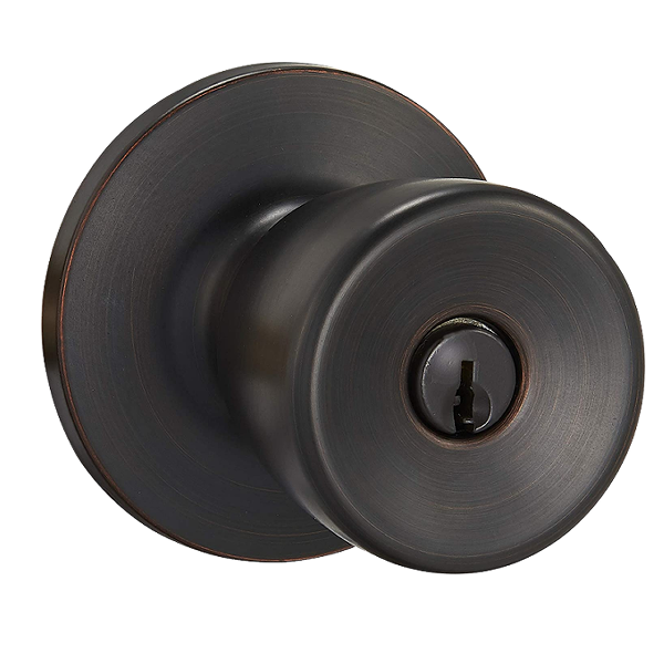 Honeywell Tulip Knob Keyed Entry, Oil Rubbed Bronze