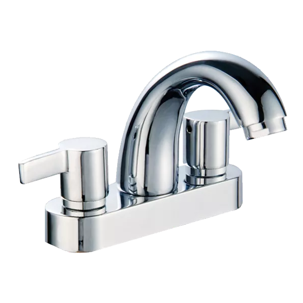 Pfister Pfirst Series Quadrado Bathroom Faucet 2-Handle 4 In. Centerset, Polished Chrome