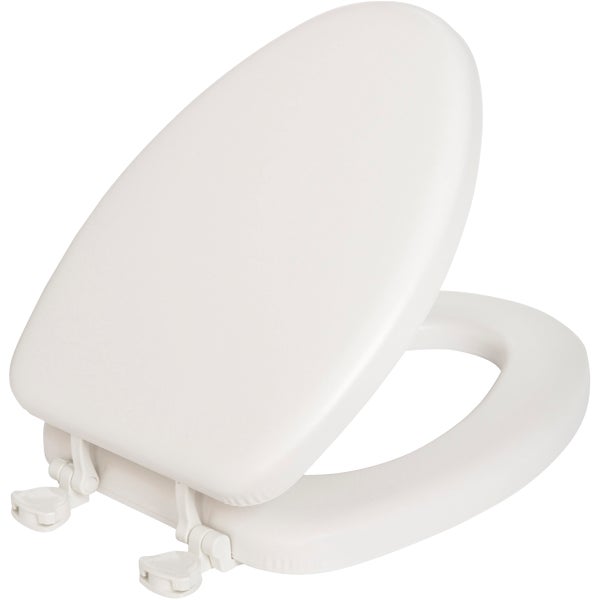 Mayfair by Bemis Elongated Closed-Front Premium Soft Toilet Seat, White