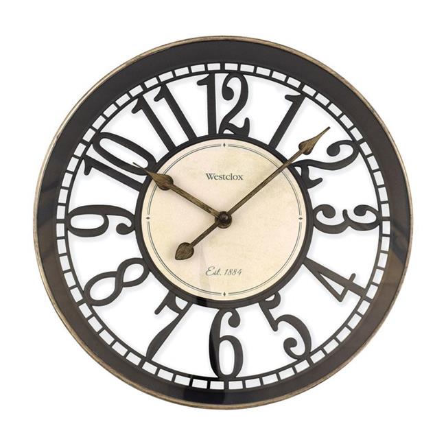 Westclox Open Arabic Numerals Wall Clock 12 In.