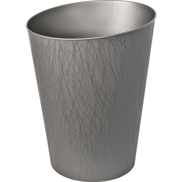 Hefty Wastebasket 2.3 Gal Gunmetal