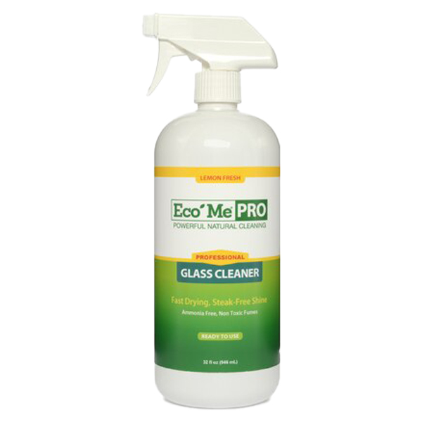 ****Eco Me Glass Cleaner, RTU, Lemon Fresh 32 oz