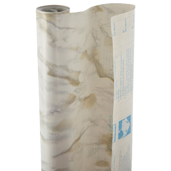 Con-Tact Creative Covering Self-Adhesive Shelf Liner 18 In x 15 Ft White Marble