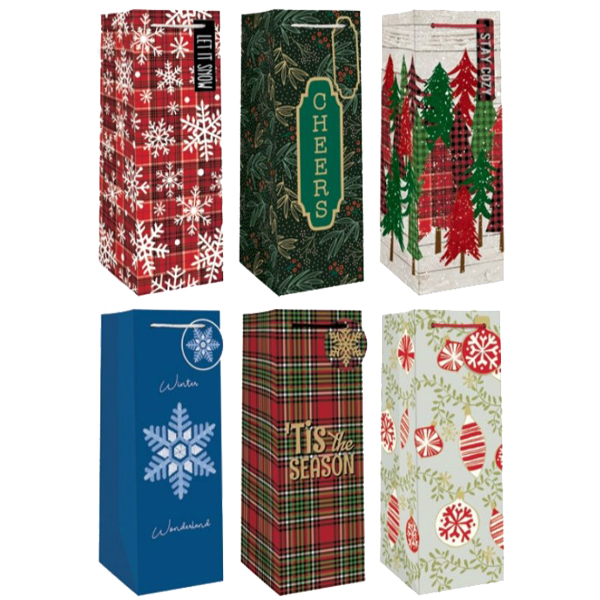 Edg Wine Gift Bags, Assorted