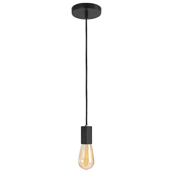 Westinghouse Pendant Lamp E27 Aluminum 60W Black