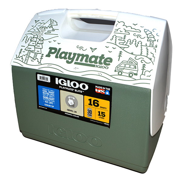 Igloo Playmate Elite Hardside Lunch Cooler 16 Qt. Green