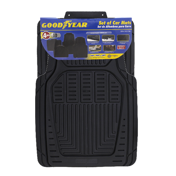 Goodyear 4pc Car Mat Set
