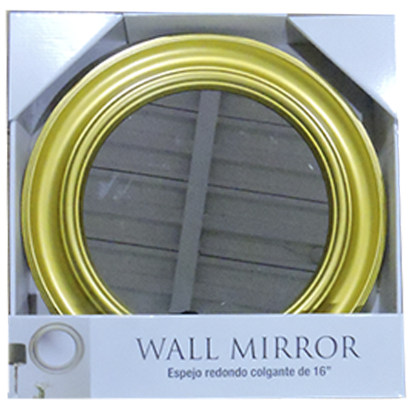 ****Karen Rhodes Collection 16-In. Wall Mirror, Gold