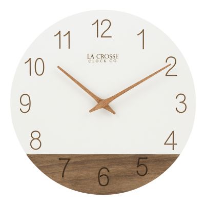 La Crosse Sierra Wood Wall Clock 12 In.