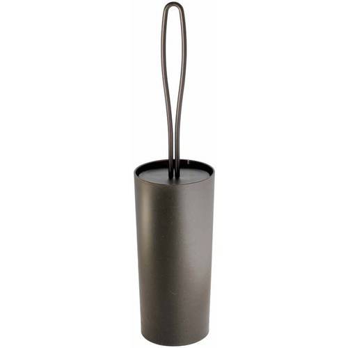 InterDesign Loop Toilet Bowl Brush With Caddy 16.5 In., Bronze