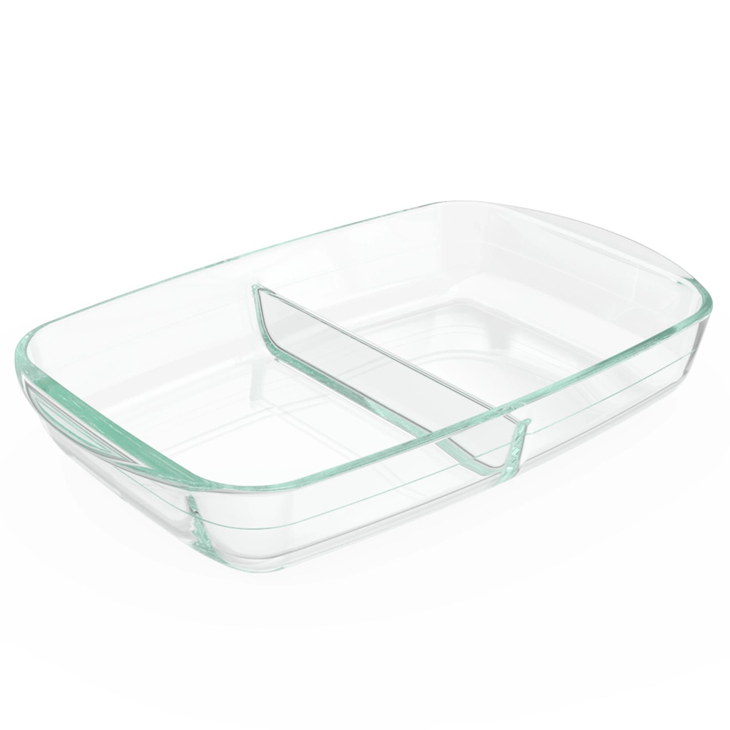 ****Pyrex Divided Glass Bakeware 8 x 12 In.