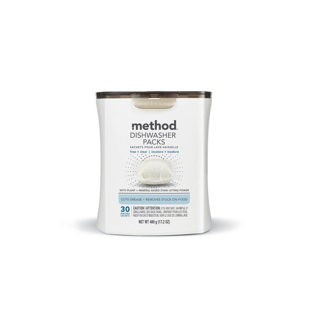 ****Method PowerDish Free + Clear Dishwasher Detergent (30-Count)