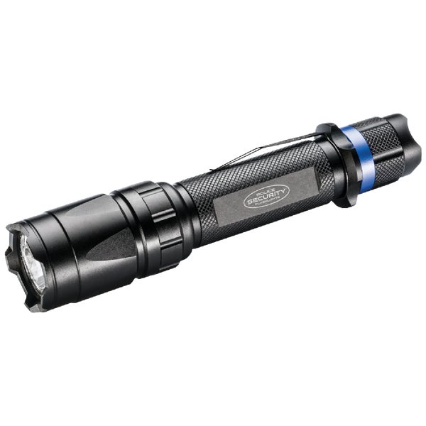 Police Security Trac-Tact 2AA 350 Lm. Tactical LED Flashlight with UV &amp; Red LED Modes