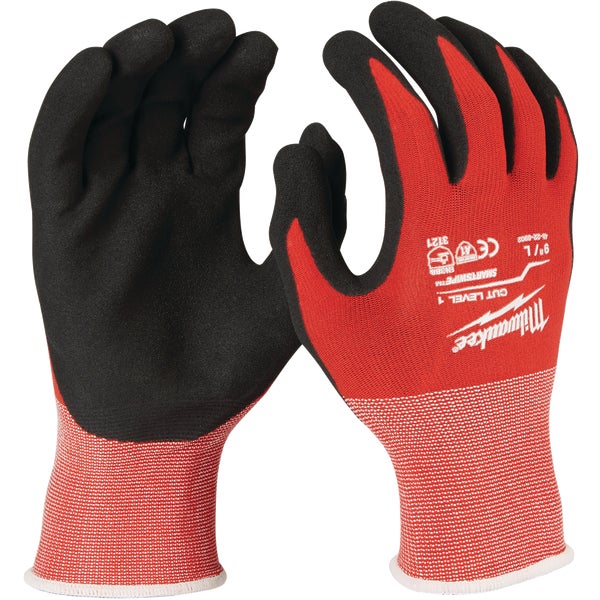 ****Milwaukee Unisex XL Work Glove Nitrile Coated Cut Level 1