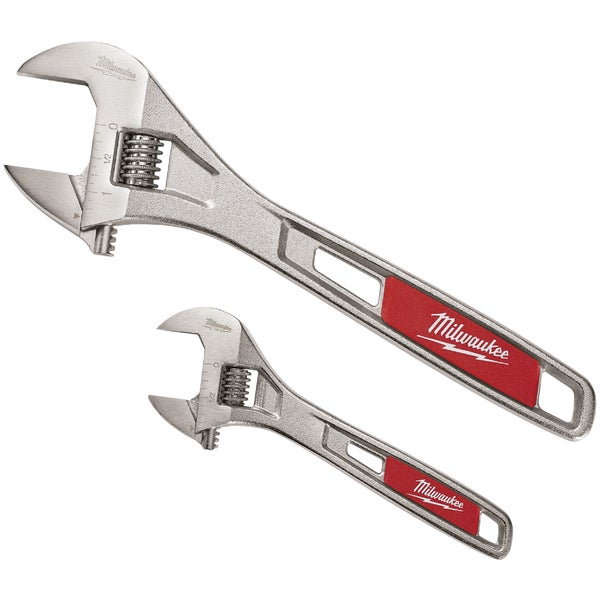 ****Milwaukee Set of 2 Adjustable Wrenches 6-in &amp; 10-in