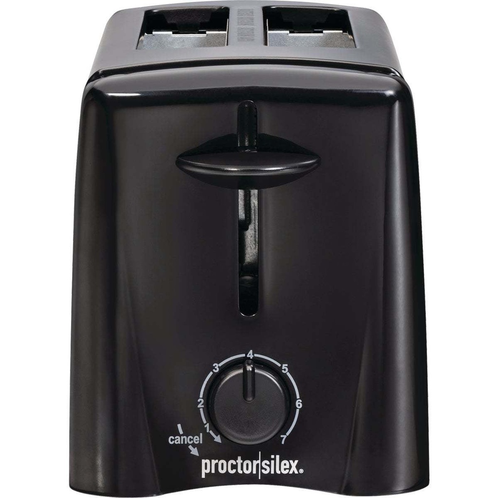 Proctor Silex 2-Slice Toaster, Black