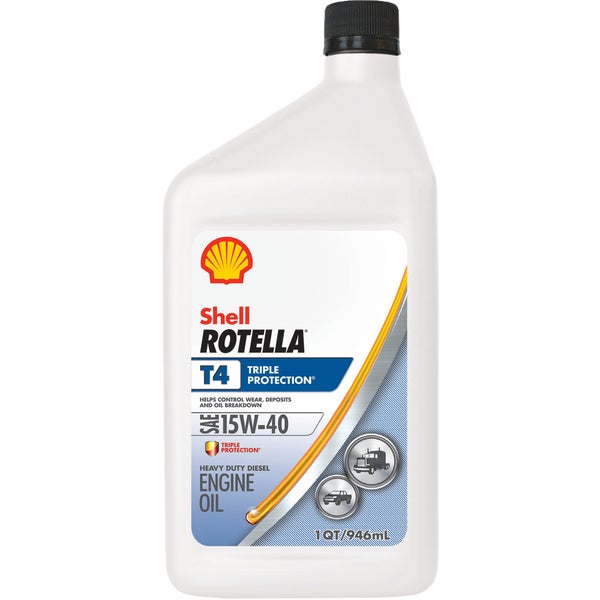 ****ROTELLA 15W40 Triple Protection Motor Oil 1 Qt.