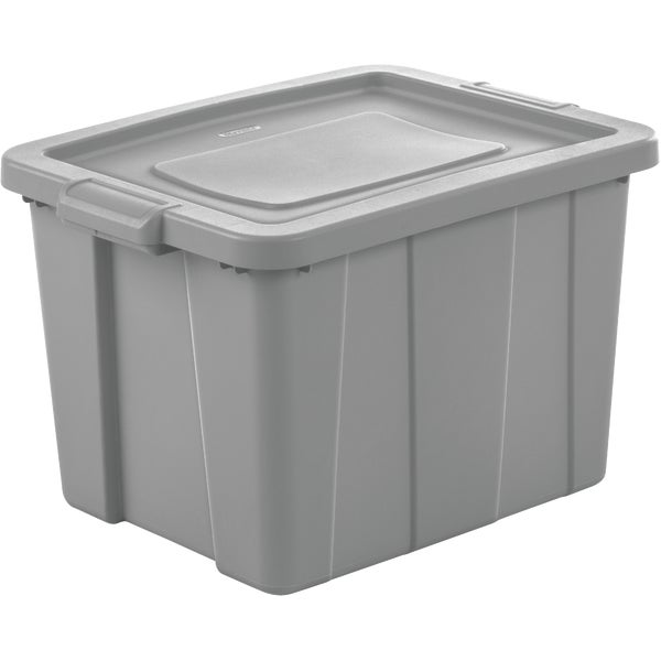 ^Sterilite Tuff1 18 Gal Tote with Handles 18 x 15.25 x 23.9 In., Cement