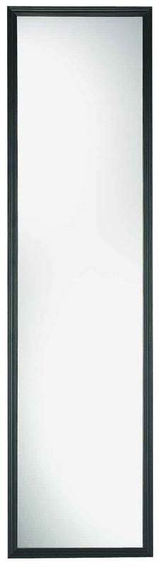 Home Decor Innovations Suave Plastic Door Mirror 13 In. x 49 In., Black