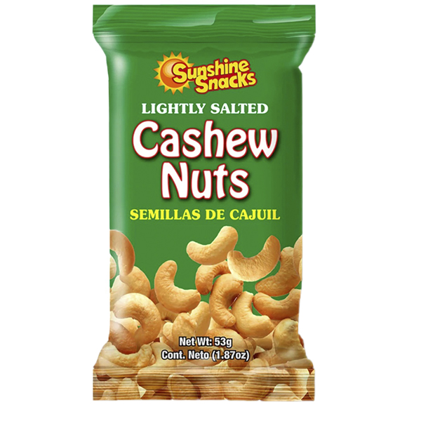 Sunshine R/Salted Cashews 53g