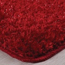 Classy Homes Bath Mat Set 2pc Shiny Red