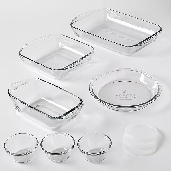 Anchor Hocking Essentials 10pc Bakeware Set