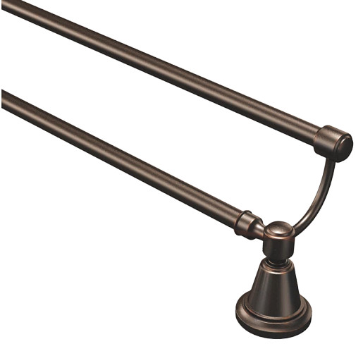 Moen Bradshaw 24-In. Double Towel Bar, Oil Rubbed Bronze