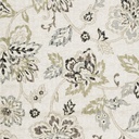 L'Baiet Rugs Green Floral 5'x7'