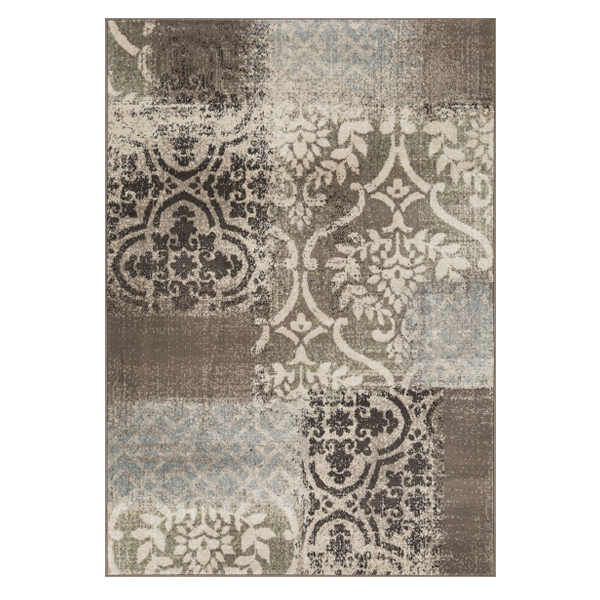 L'Baiet Rugs Brown Distressed 8'x10'